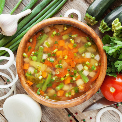 Hollies easy vegetable soup, warm and nourishing for body and soul.